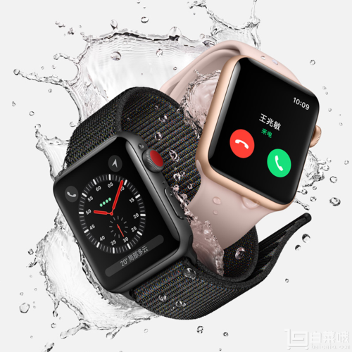 苹果Apple Watch Series 3 GPS版42mm三色秒杀新低 智能手表性价比之王回归？